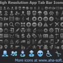 High Resolution App Tab Bar Icons screenshot