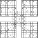 Free Printable Samurai Sudoku on Samurai Sudoku Download   100 Printable Expert Samurai Sudoku Puzzles