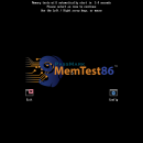 Memtest86 for Linux screenshot