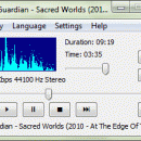 CrystalWolf Free Audio Player screenshot