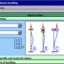 MITCalc Slender strut buckling screenshot
