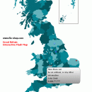 Interactive UK Flash Map screenshot