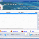 A-PDF AutoCAD to PDF screenshot