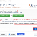 Save Outlook Email To PDF File screenshot