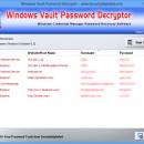 Password Decryptor of Windows Vault screenshot
