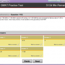 Free GMAT Practice Test screenshot