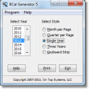 Broadcast Calendar Generator screenshot