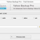 Yahoo backup Pro Software screenshot
