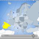 Interactive Flash Map of Europe screenshot