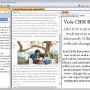 Vole CHM Reviewer Portable screenshot