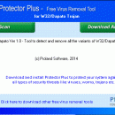 W32/Dapato Free Virus Removal Tool screenshot