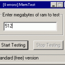 MemTest screenshot