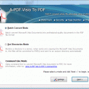 A-PDF Visio to PDF screenshot
