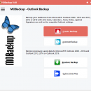 MOBackup - Outlook Backup Software screenshot