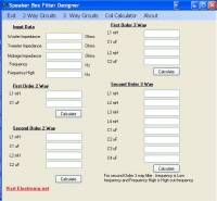 SpeakerBox Filter Designer screenshot