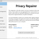 Privacy Repairer screenshot