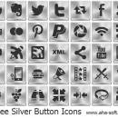 Free Silver Button Icons screenshot