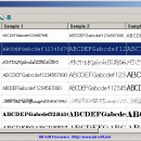 WinFontsView screenshot