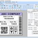 Company Barcode Label Printing Software screenshot