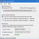 Outlook-Android Sync screenshot