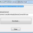 Outlook version detection tool screenshot