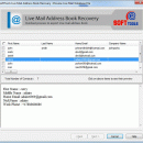 Export Live Mail Contacts to PST screenshot