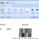 SSRS GS1 DataBar Barcode Generator screenshot