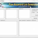 Free Keyword List Generator screenshot