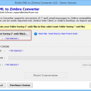 Windows Live Mail to Zimbra screenshot