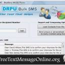 Bulk SMS Blackberry Software screenshot