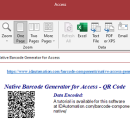 Access QR Code Barcode Generator screenshot