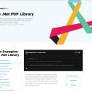 The .Net PDF Library screenshot