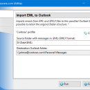 Import EML to Outlook screenshot