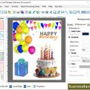 Printable Birthday Card Software screenshot