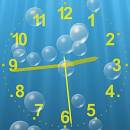 Underwater Clock Bubbles Screensaver screenshot