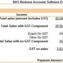 BAS Business Accounts Software screenshot