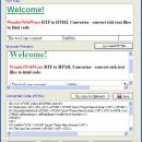 Wonderwebware RTF to HTML Converter screenshot