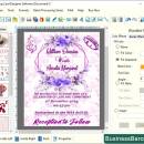 Wedding Invitation Design Software screenshot