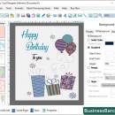 Windows Birthday Card Software screenshot