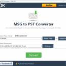 ZOOK MSG to PST Converter screenshot