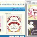 Photo Greetings Designing Software screenshot