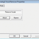 AnalogX Vocal Remover screenshot