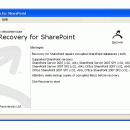 Recovery for SharePoint screenshot