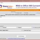 Datavare MSG to Office 365 Converter screenshot