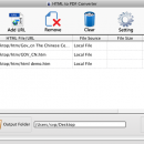 VeryPDF HTML to PDF Converter for Mac screenshot