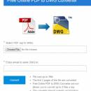 Free Online PDF to DWG Converter screenshot