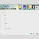 Aryson Archive Recovery screenshot