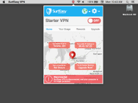 SurfEasy VPN for Mac screenshot