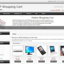 X-Grey Template ApPHP Shopping Cart screenshot