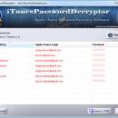 Password Decryptor for Apple iTunes screenshot